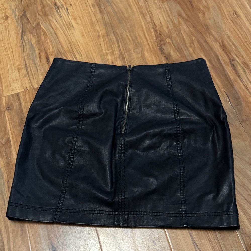 Free People Midnight Black Mini Skirt - Picture 3 of 3